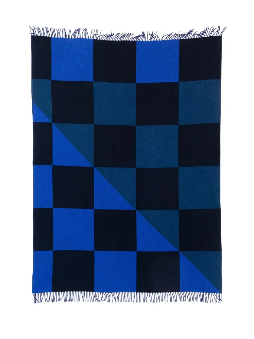 raawii Patch Plaid, blue/green/navy fra> Puder Og Plaider