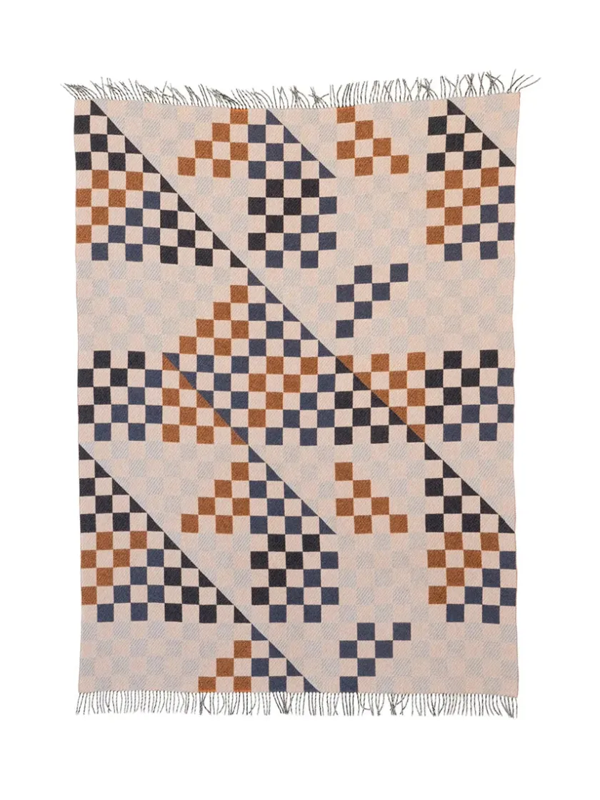 raawii Patch Plaid, blue/green/navy fra> Puder Og Plaider