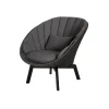 Cane-line Peacock Loungestol, Soft Rope m/ben i alu fra> Udendørs Loungemøbler|Havestole
