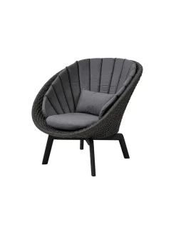 Cane-line Peacock Loungestol, Soft Rope m/ben i alu fra><noscript><img width=
