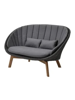 Cane-line Peacock 2-pers. Sofa, Soft Rope fra> Udendørs Loungemøbler