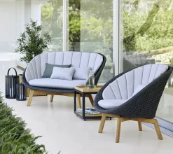 Cane-line Peacock 2-pers. Sofa, Soft Rope fra> Udendørs Loungemøbler