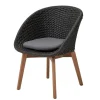 Cane-line Peacock Stol, Soft Rope m/ben i teak fra> Havestole