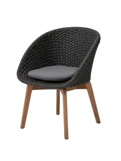Cane-line Peacock Stol, Soft Rope m/ben i teak fra> Havestole