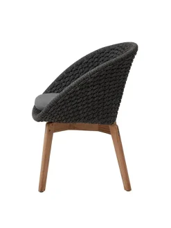 Cane-line Peacock Stol, Soft Rope m/ben i teak fra><noscript><img width=