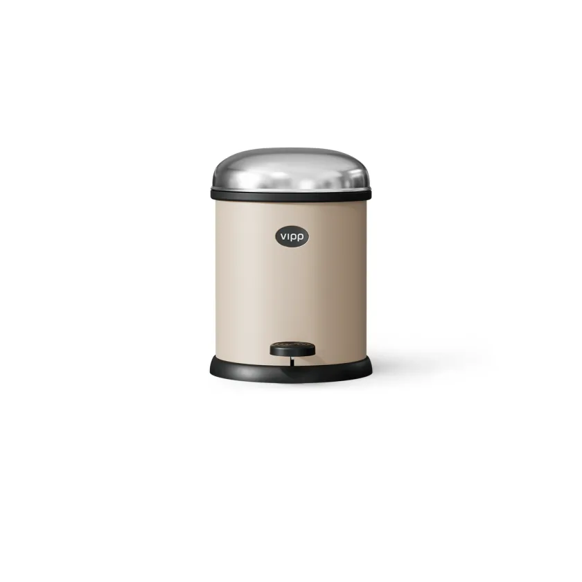 Vipp Pedalspand 12 - 3 L, Holger's Beige fra> Pedalspande