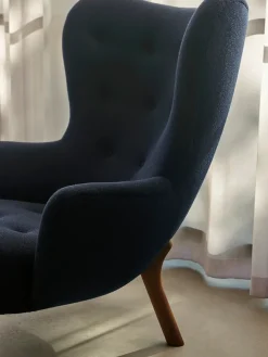 &Tradition Petra VB3 Chair, vidar 554/walnut fra> Lænestole
