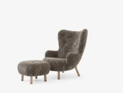 &Tradition Petra VB3 inkl. Skammel, sheepskin sahara fra><noscript><img width=