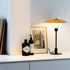Louis Poulsen PH 3½-2½ Bordlampe, grøn af Poul Henningsen><noscript><img width=
