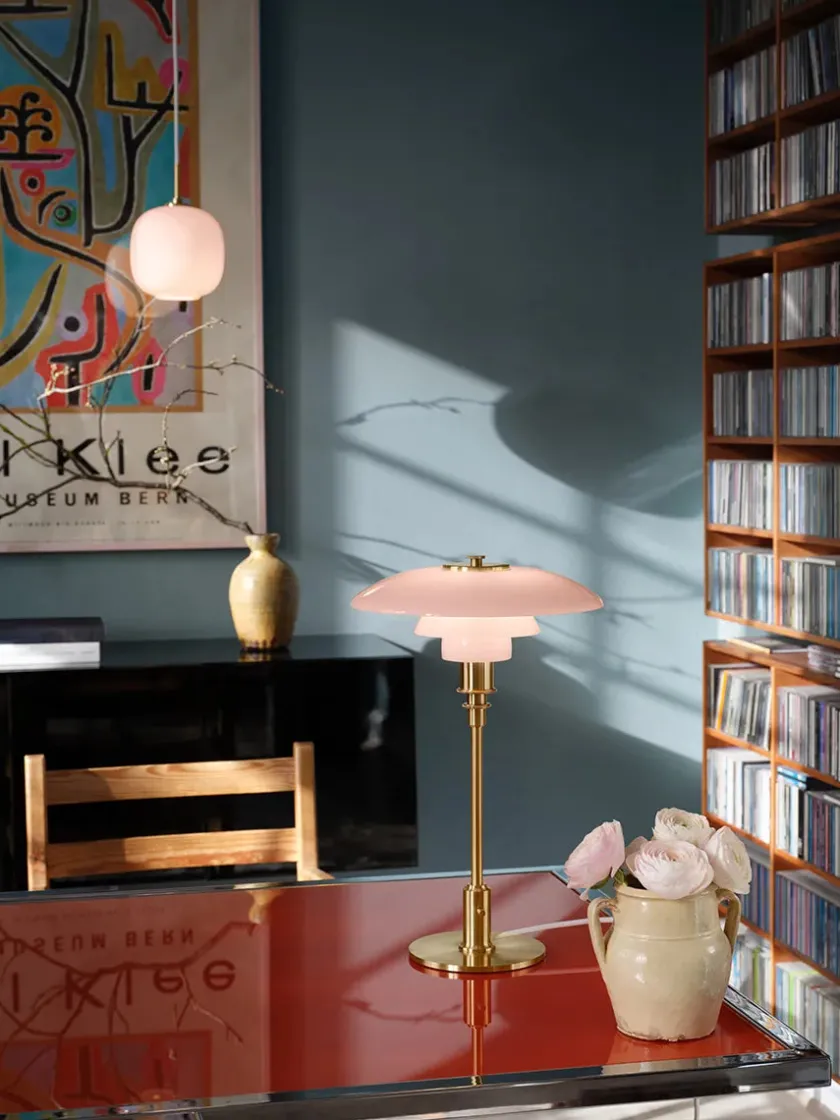 Louis Poulsen PH 3/2 Bordlampe, messing metalliseret fra> Skrivebordslamper|Spots