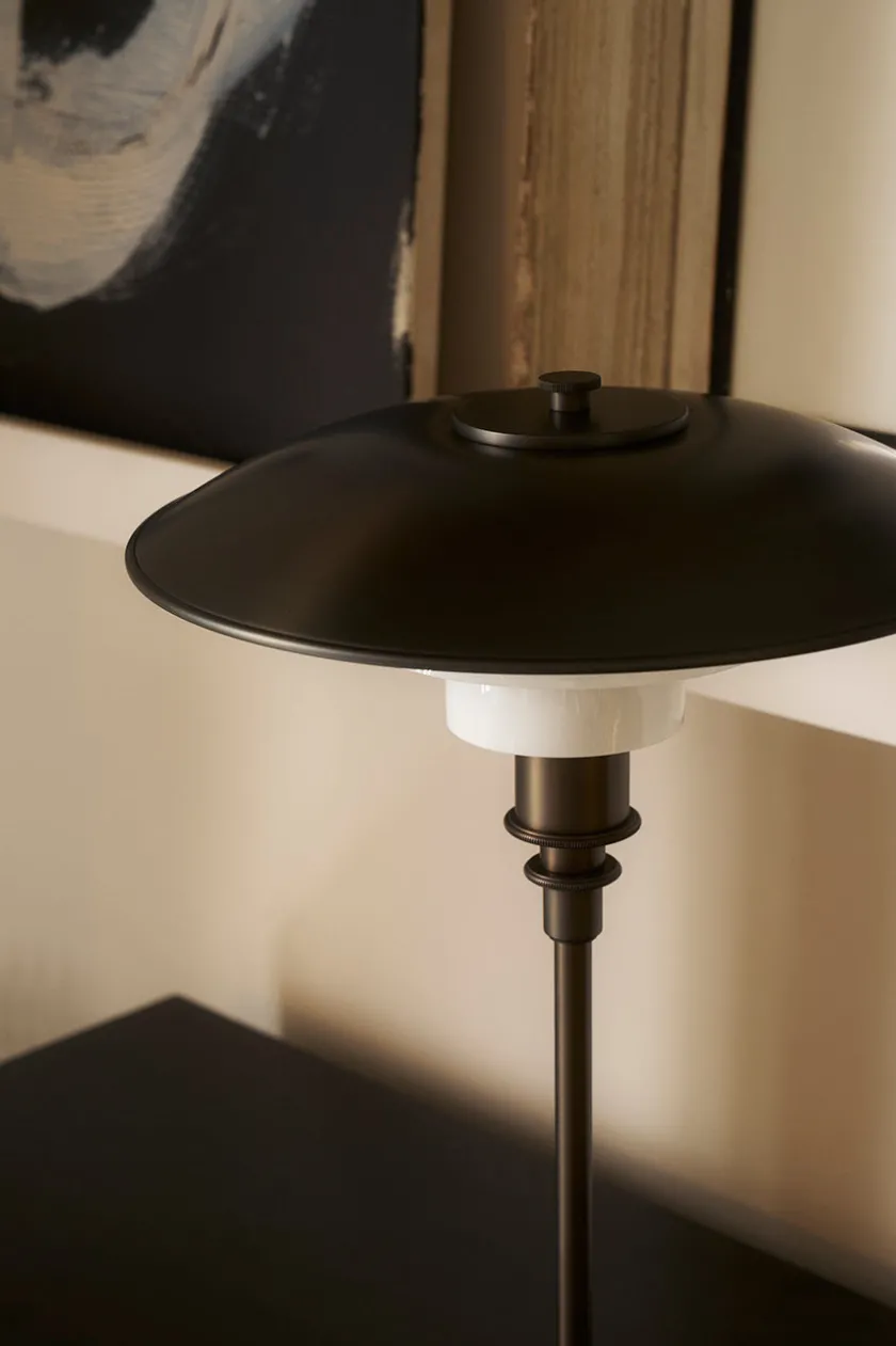 Louis Poulsen PH 3/2 Bordlampe, messing metalliseret fra> Skrivebordslamper|Spots