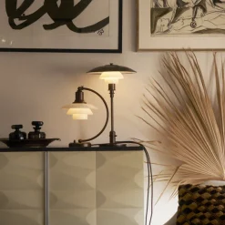 Louis Poulsen PH 3/2 Bordlampe, messing metalliseret fra><noscript><img width=