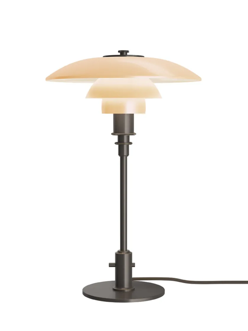 Louis Poulsen PH 3/2 Bordlampe, messing metalliseret fra> Skrivebordslamper|Spots