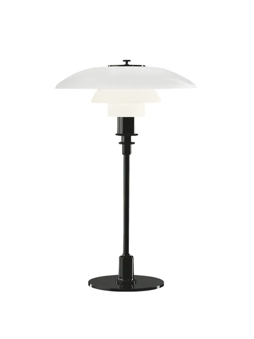 Louis Poulsen PH 2/1 Bordlampe, sort metalliseret fra> Skrivebordslamper|Spots