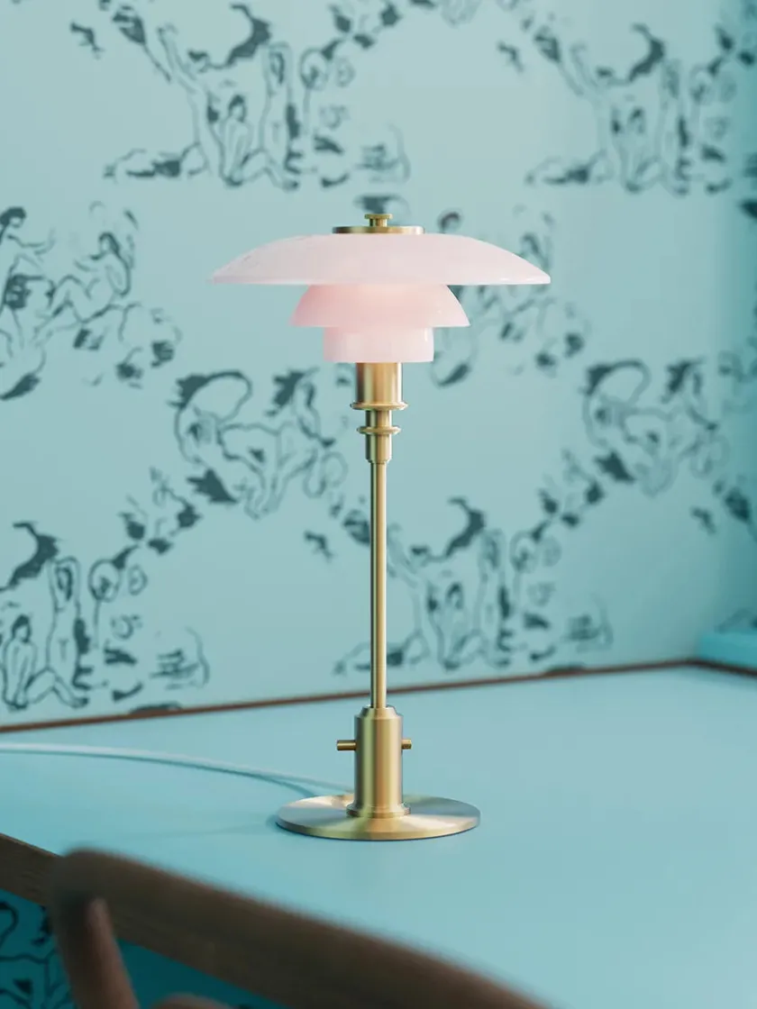 Louis Poulsen PH 2/1 Bordlampe, sort metalliseret fra> Skrivebordslamper|Spots