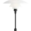 Louis Poulsen PH 3½-2½ Glas Bordlampe, sort metalliseret fra> Spots