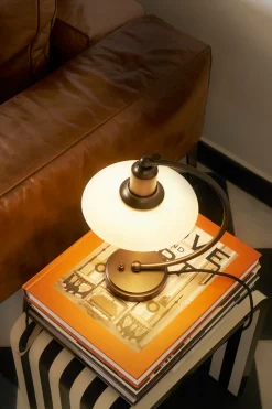 Louis Poulsen PH 2/2 Luna Bordlampe, Aged Brass fra><noscript><img width=