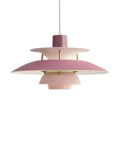 Louis Poulsen PH 5 Mini Pendant, Monochrome Burgundy af Poul Henningsen><noscript><img width=