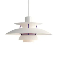 Louis Poulsen PH 5 Mini Pendant, Monochrome Burgundy af Poul Henningsen><noscript><img width=