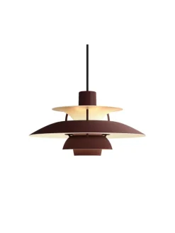 Louis Poulsen PH 5 Mini Pendant, Monochrome Pale Pewter af Poul Henningsen><noscript><img width=