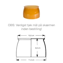 Louis Poulsen PH 3½-3 Overskærm i ravfarvet glas fra><noscript><img width=