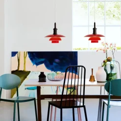 Louis Poulsen PH 3½-3 Pendel, gul af Poul Henningsen><noscript><img width=