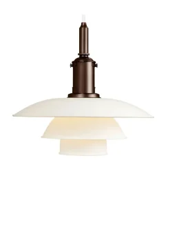 Louis Poulsen PH 3½-3 Pendel, hvid af Poul Henningsen> Pendler|Spots