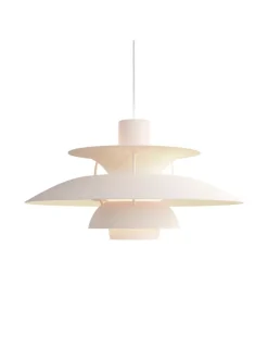 Louis Poulsen PH 5 pendel, Monokrom Oyster af Poul Henningsen><noscript><img width=