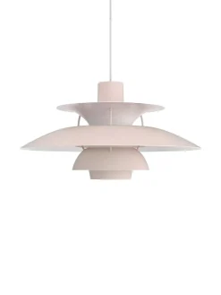 Louis Poulsen PH 5 pendel, Monokrom Pale Rose af Poul Henningsen> Pendler|Spots