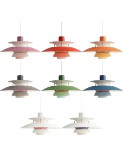 Louis Poulsen PH 5 pendel, Monokrom Pale Rose af Poul Henningsen><noscript><img width=