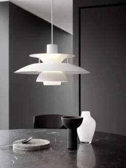Louis Poulsen PH 5 pendel, Monokrom Pale Rose af Poul Henningsen><noscript><img width=