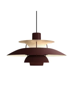Louis Poulsen PH 5 pendel, Pastel Oyster Blue Rose af Poul Henningsen><noscript><img width=