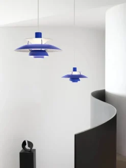 Louis Poulsen PH 5 pendel, Pastel Oyster Blue Rose af Poul Henningsen><noscript><img width=