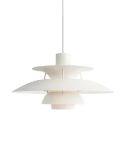 Louis Poulsen PH 5 pendel, Pastel Oyster Blue Rose af Poul Henningsen><noscript><img width=