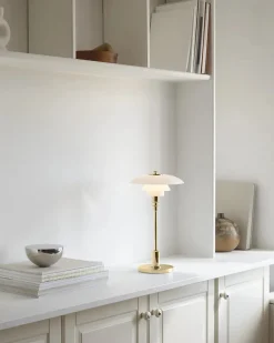 Louis Poulsen PH 2/1 Portable Bordlampe, messing fra><noscript><img width=