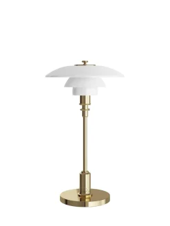 Louis Poulsen PH 2/1 Portable Bordlampe, messing fra><noscript><img width=