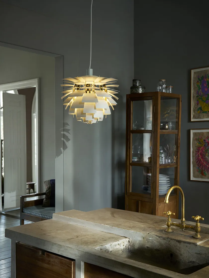 Louis Poulsen PH Artichoke Dusty Blue/Chrome fra> Spots|Pendler