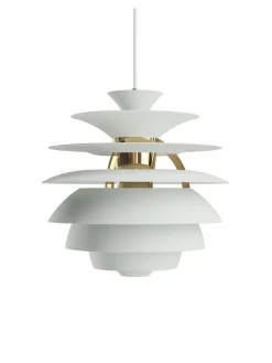 Louis Poulsen PH Snowball, dusty green/chrome af Poul Henningsen><noscript><img width=
