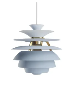 Louis Poulsen PH Snowball, dusty green/chrome af Poul Henningsen><noscript><img width=
