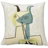 Poulin Design Picasso Faune Jaune et Bleu Jouant de la Diaule pude fra> Puder|Puder Og Plaider