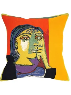 Poulin Design Picasso Portrait Dora Maar pude fra> Puder Og Plaider|Puder