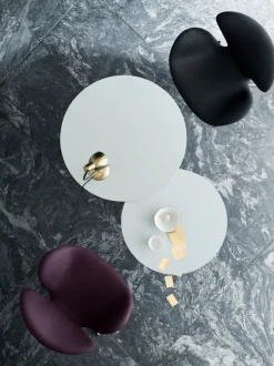 Fritz Hansen Piet Hein A223 Sofabord, Ø90 cm fra> Sofaborde