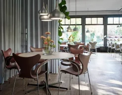 Fritz Hansen Piet Hein A825 Spisebord, Ø120 cm fra><noscript><img width=