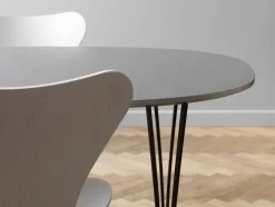 Fritz Hansen Piet Hein B619 Superellipse udtræksbord, 180/300 x 120 cm fra><noscript><img width=