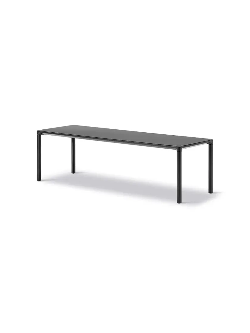Fredericia Furniture Piloti Bord, sort laminat fra> Sofaborde
