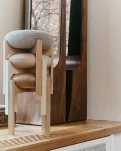 Fredericia Furniture Pioneer Stool, lacquered oak/max 95 fra><noscript><img width=