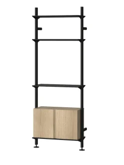 String Furniture Pira G2 Floor-to-Wall Shelving Bundle B fra String><noscript><img width=