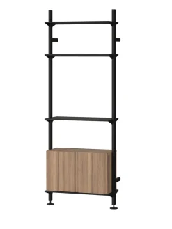String Furniture Pira G2 Floor-to-Wall Shelving Bundle B fra String><noscript><img width=