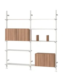 String Furniture Pira G2 Floor-to-Wall Shelving Bundle D fra String><noscript><img width=