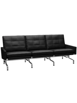 Fritz Hansen PK31/3 3 pers. Sofa af Poul Kjærholm><noscript><img width=